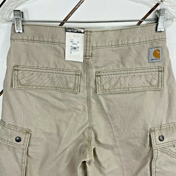 Carhartt Mens Size 28 Irregular Fit Canvas Shorts - Picture 7 of 10